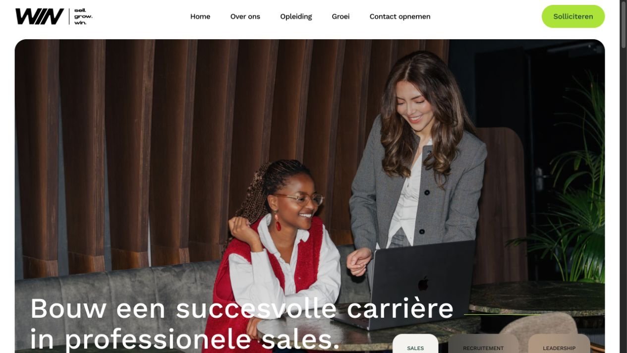 Aperçu du site WIN